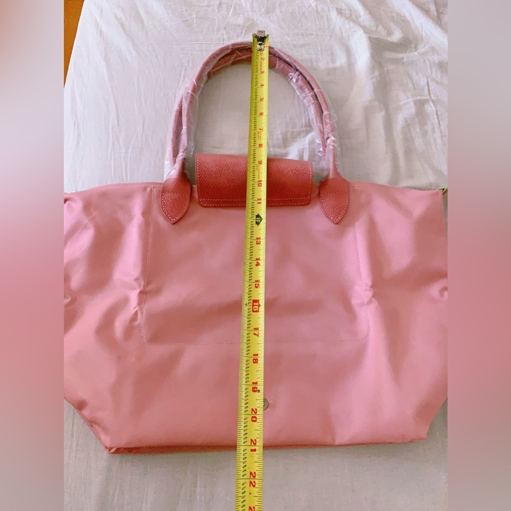 Longchamp Large Le Pliage Shoulder Tote Color petal Pink - Picture 4 of 14